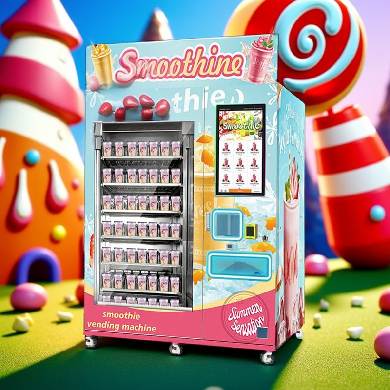 Fully Automatic Smoothies Vending Machine for Corporate Wellness Program Refreshment