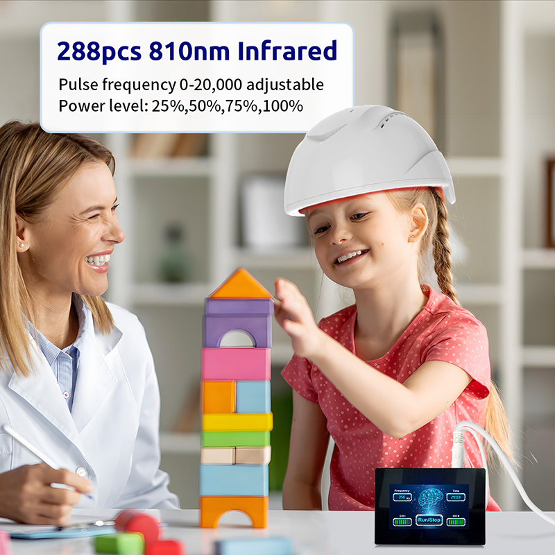 Suyzeko OEM Longevity Health 810nm LED Light Therapy Brain Photobiomodulation Helmet