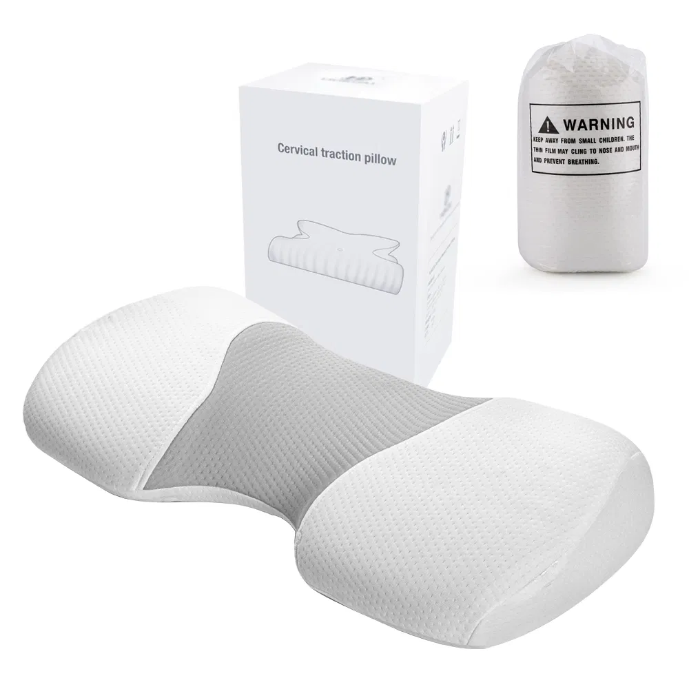 Health Good Sleep Two High Optional Memory Foam Pillow 2 Way Breathable Comfortable and Skin-Friendly Memory Foam Pillow