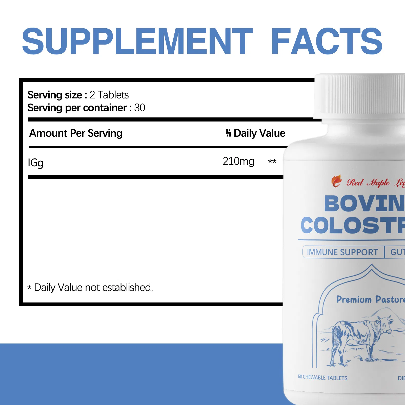 Immune Boosting Colostrum Chewable Tablets for Optimal Health