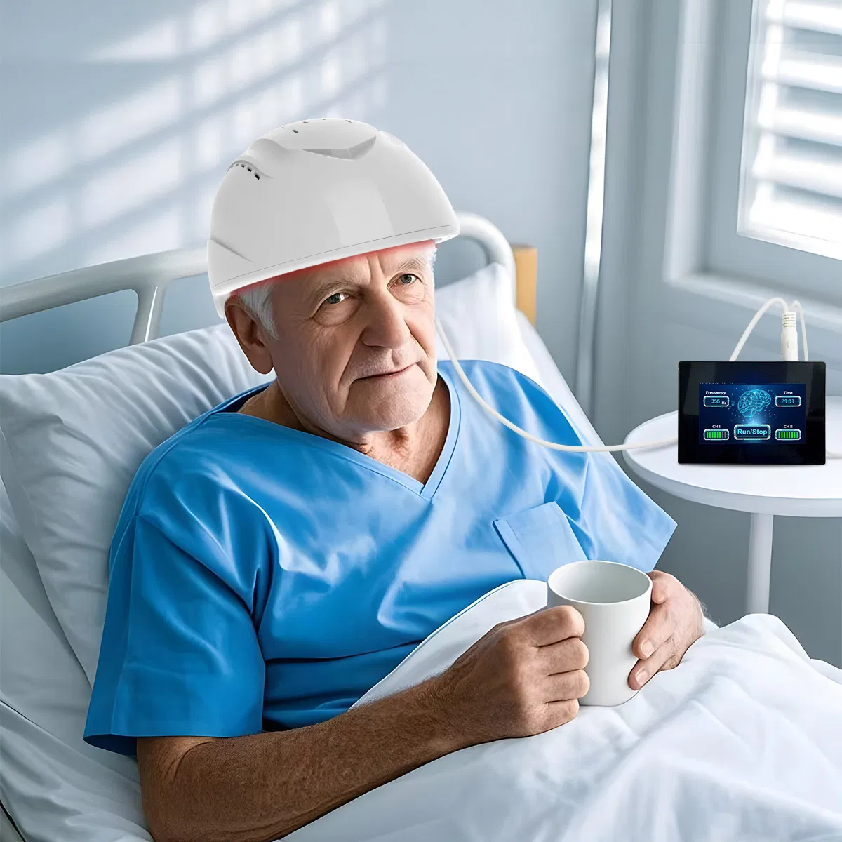 Suyzeko Longevity Health 810nm Brain Photobiomodulation Helmet for Boosts Brain Function