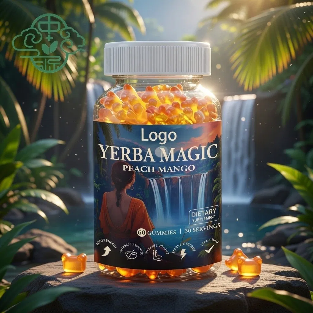 Yerba Magic Peach Mango Yerba Mate Gut Health &amp; Focus Tea