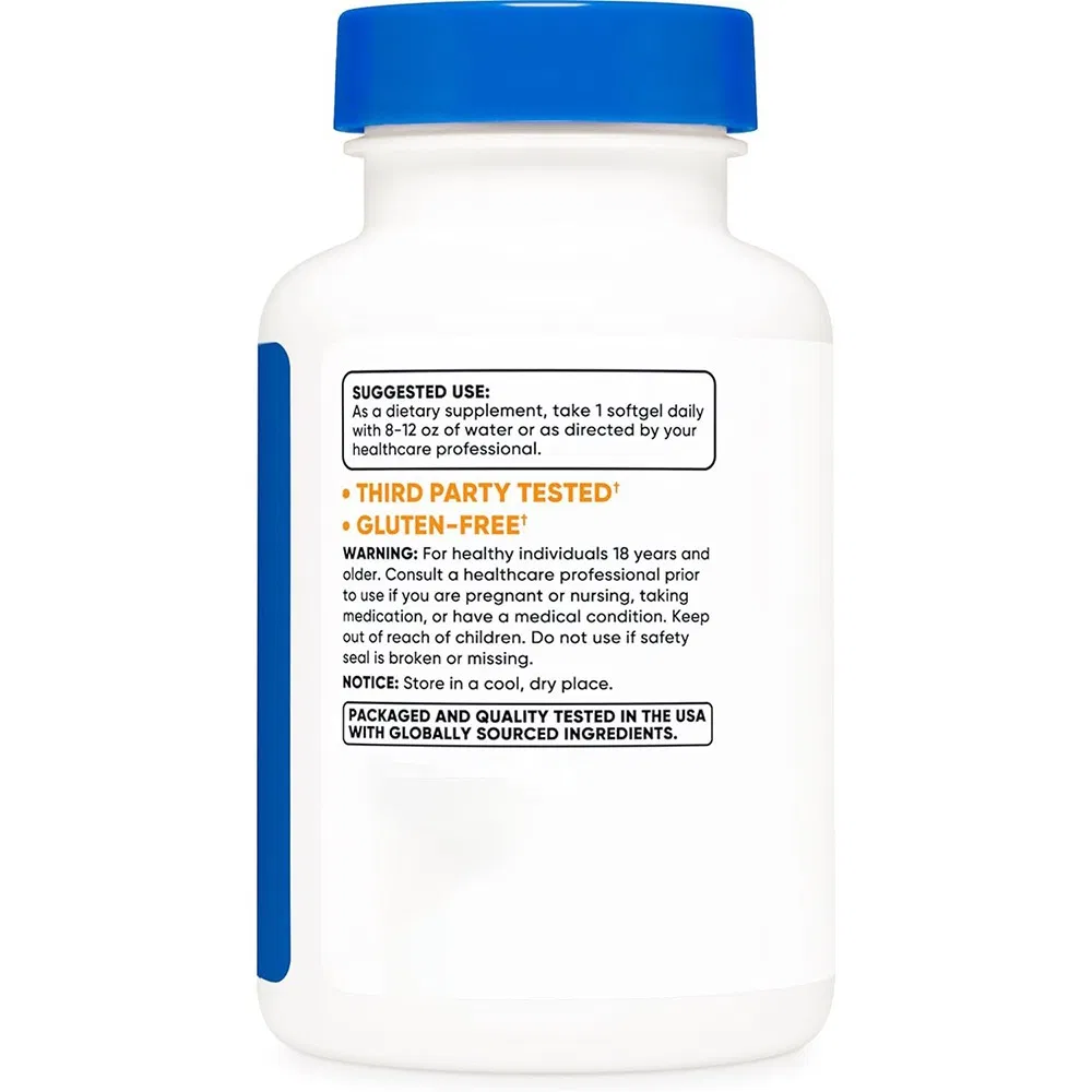 Gluten Free Supplement Extra Strength Vitamin D3 5000 Iu Vitamin D Helps Support Immune Health