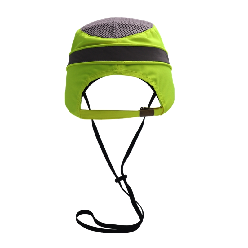 Trendy High-Performance Bump Cap in Green and Yellow