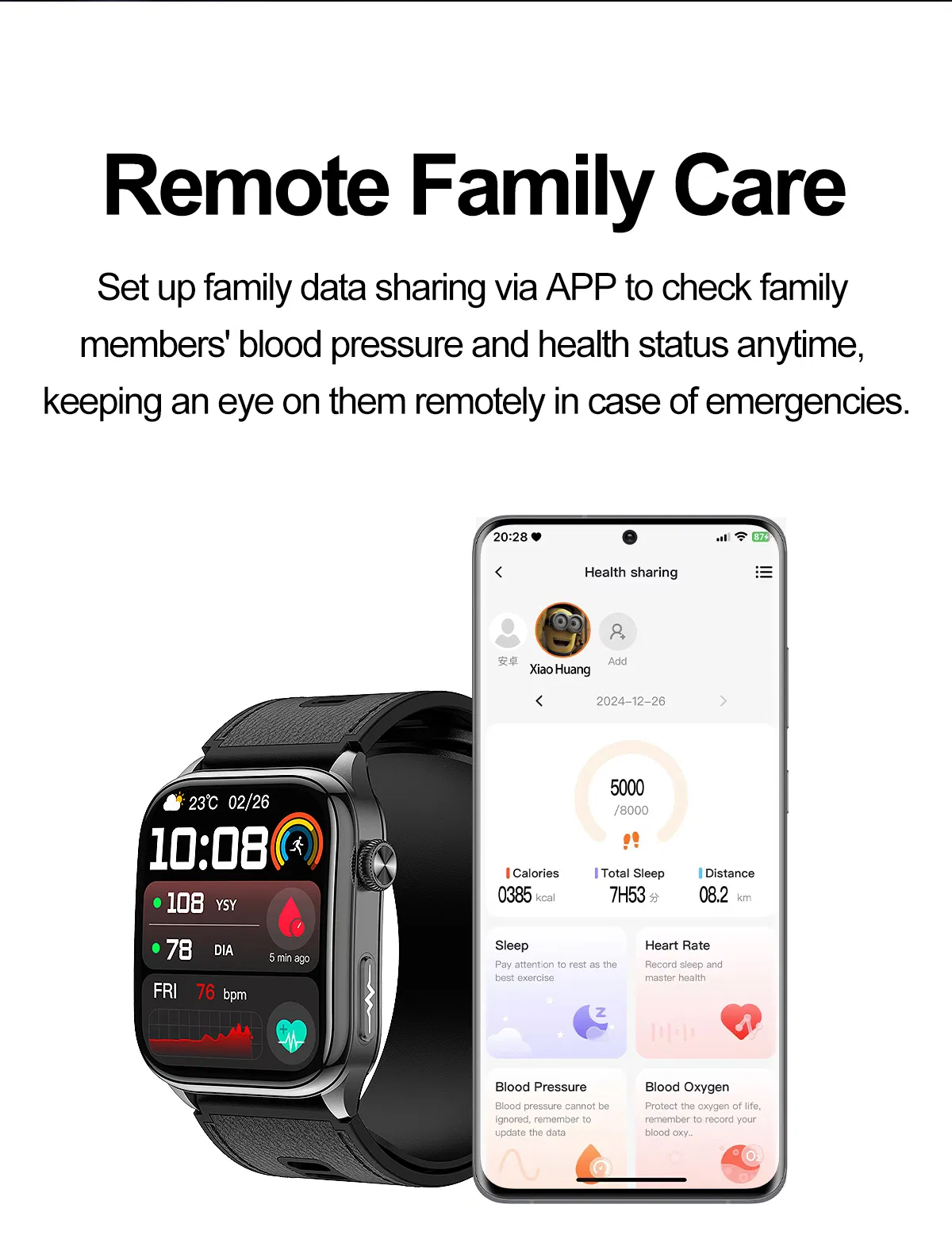 High Quality Waterproof Smart Watch Ai Voice Assistant Sos Emergency Call S101 Health Smartwatch for Men Women