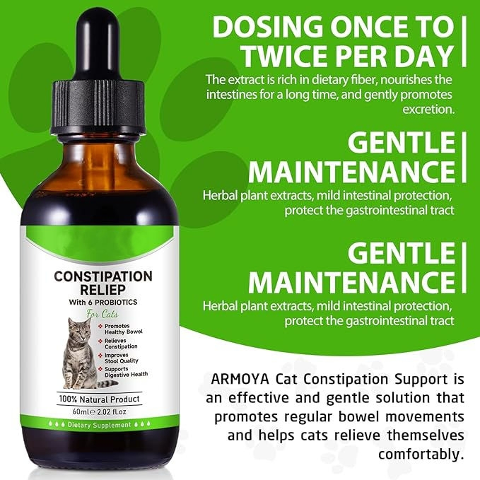 OEM Natural Gut Health Drops for Cat Constipation Relief