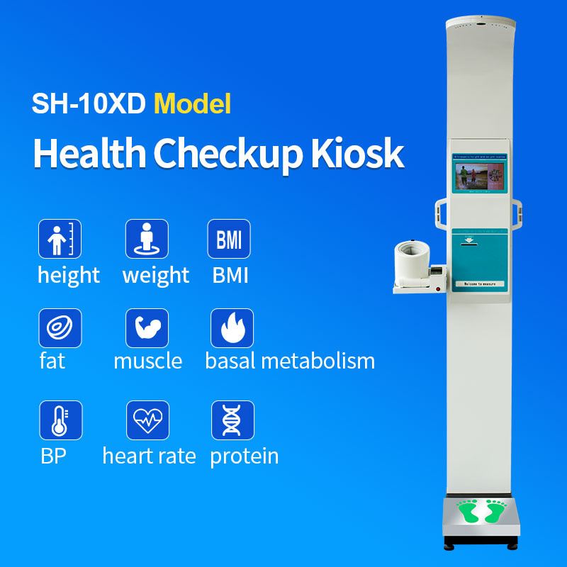 Digital Weighing Scale Fat Scale and Height Weight Blood Pressure Machine Health Kiosk