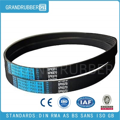 High-Performance V-Ribbed Belts for Automobiles, Washing Machines, Dryers, and Fitness Machines