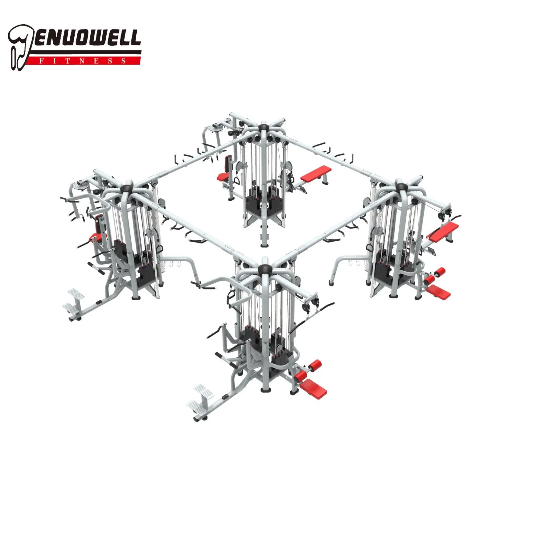 Corporate Level Iron Fitness Tower Developed for Employee Wellness Programs and Business Procurement Corporate Station Gym Solution