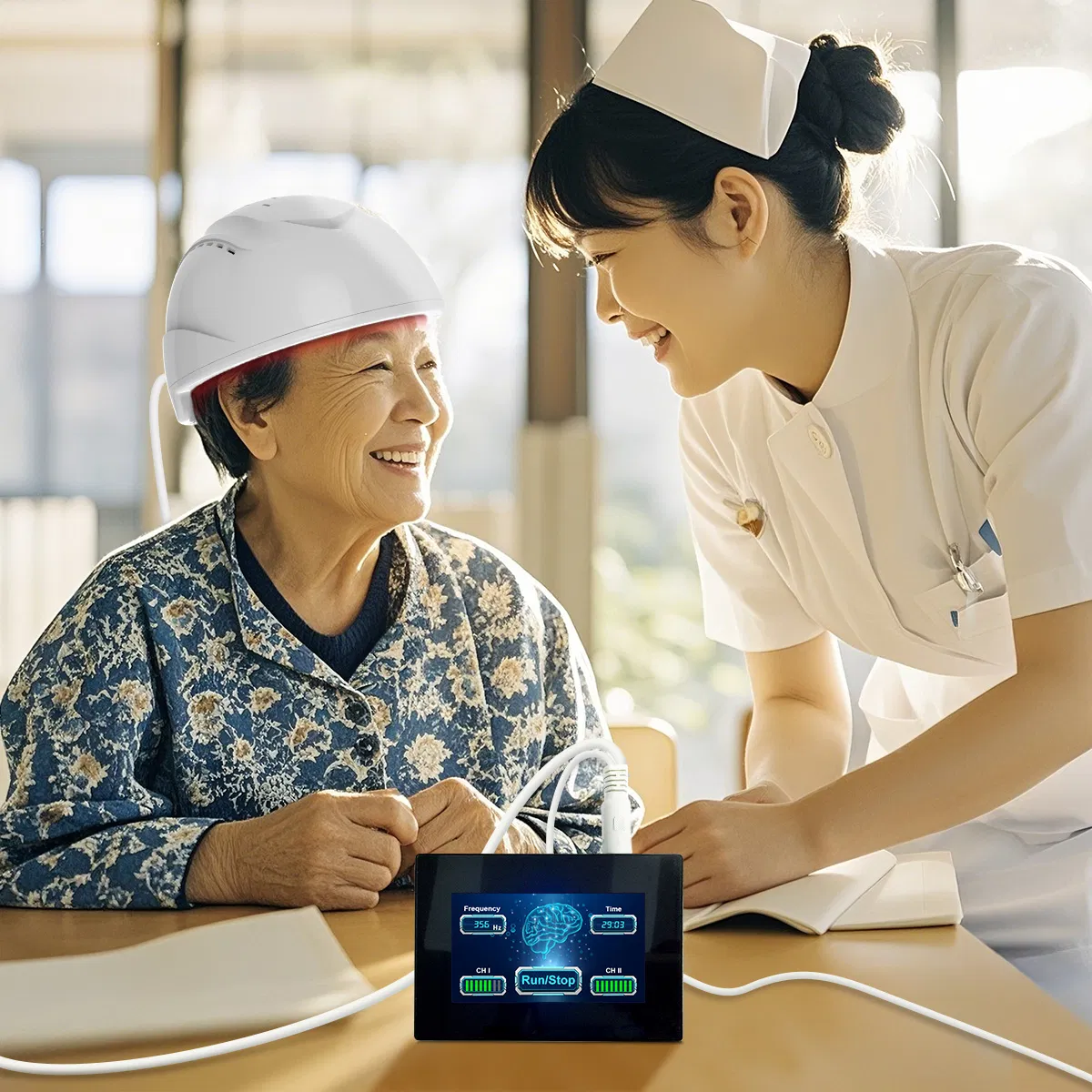 Suyzeko Longevity Health 810nm Brain Photobiomodulation Helmet for Boosts Brain Function