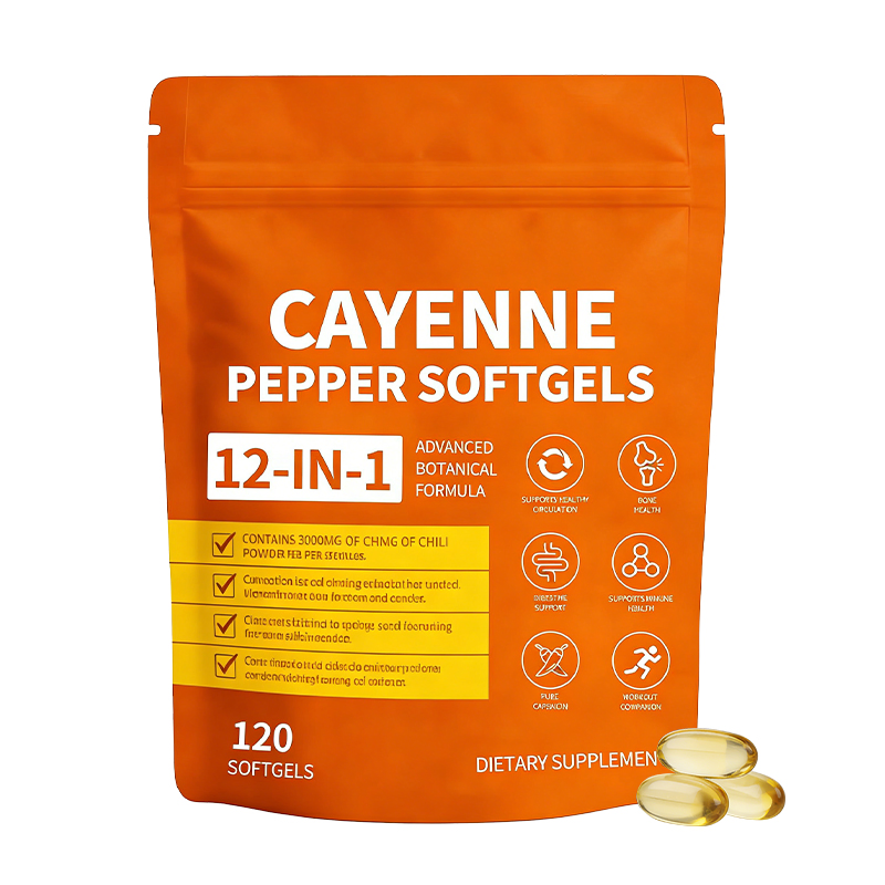 Metabolism Boosting Natural Cayenne Pepper Softgels for Active Lifestyle