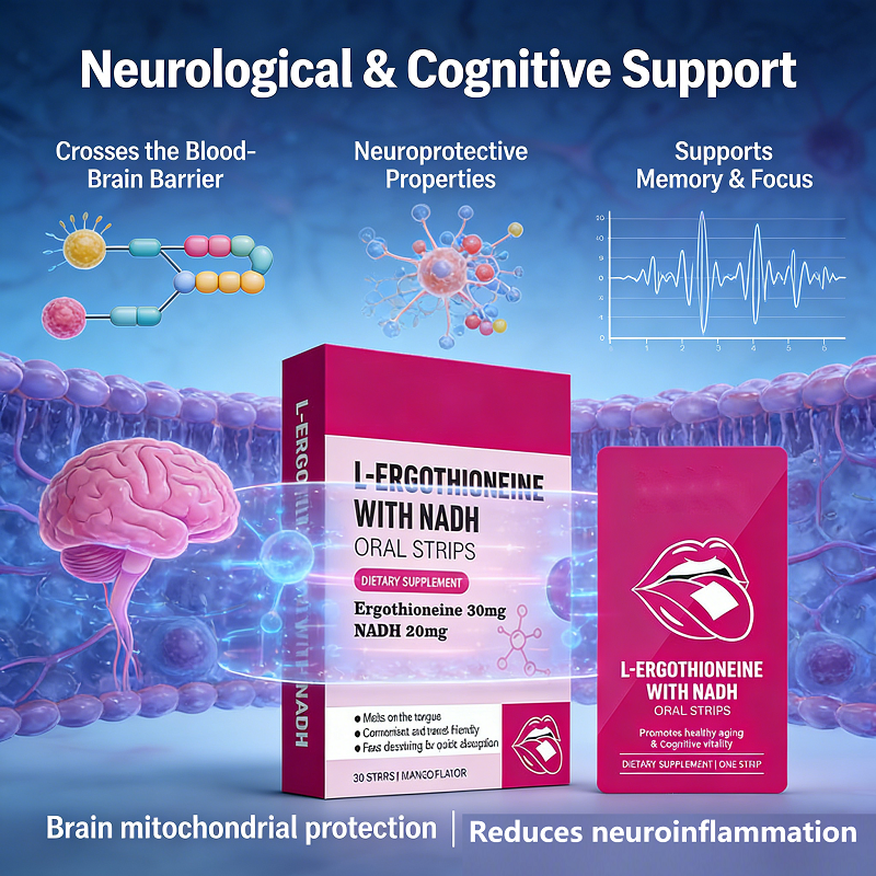 Ergothionine-Infused Health Food Supplement: Enhance Your Mental Clarity