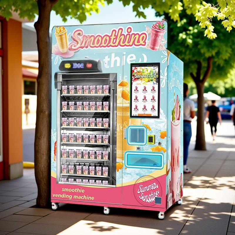 Fully Automatic Smoothies Vending Machine for Corporate Wellness Program Refreshment