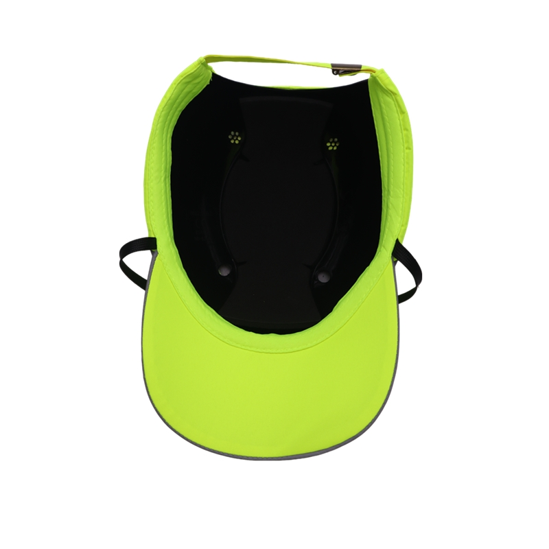 Trendy High-Performance Bump Cap in Green and Yellow