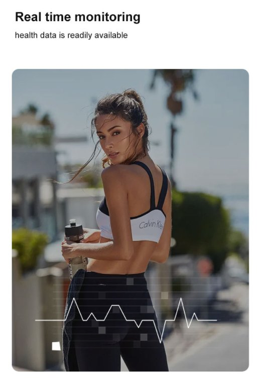 Smart Health Ring Heart Rate Sleep Tracking Fitness Smartring