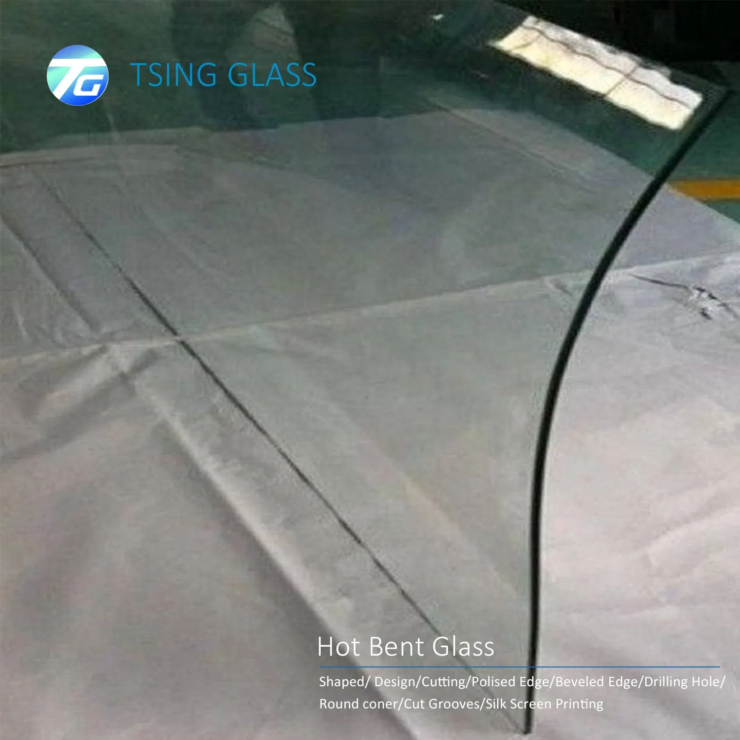 3-19 mm Hot Bend/Curved/Flat/Laminated/Bent/Tempered/Toughened/Convex/Concave/ Safety Bent/Bending Glass for Curtain Wall/Windows Door/Building/Balustrade