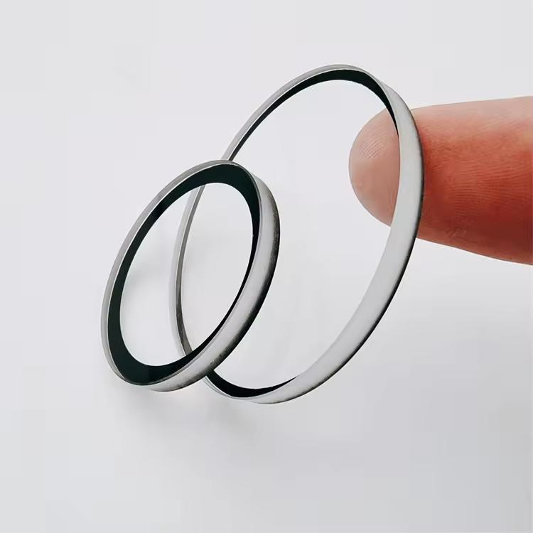 2/3/4mm Round Flat Circular Transparent Tempered Sheet Glass with Anti Reflective Coating Lens/Black Silk Screen Printed for LED Lamp Lighting Light Cover