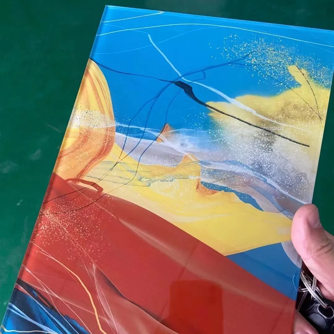 Printing Architectural Glass Digital Printed Glass Ceramic Frit Glass Screen Print Glass