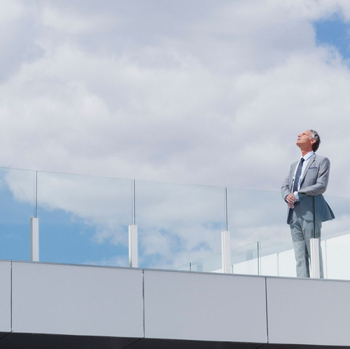 0.74 kN Frameless Glass Balustrade/Glass Channel/Glass Railing/Aluminium Profile