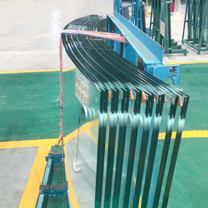Hot Selling Architectural Glass Curved Bent Tempered Laminated Glass for Sun Room Skylight Windows Railing