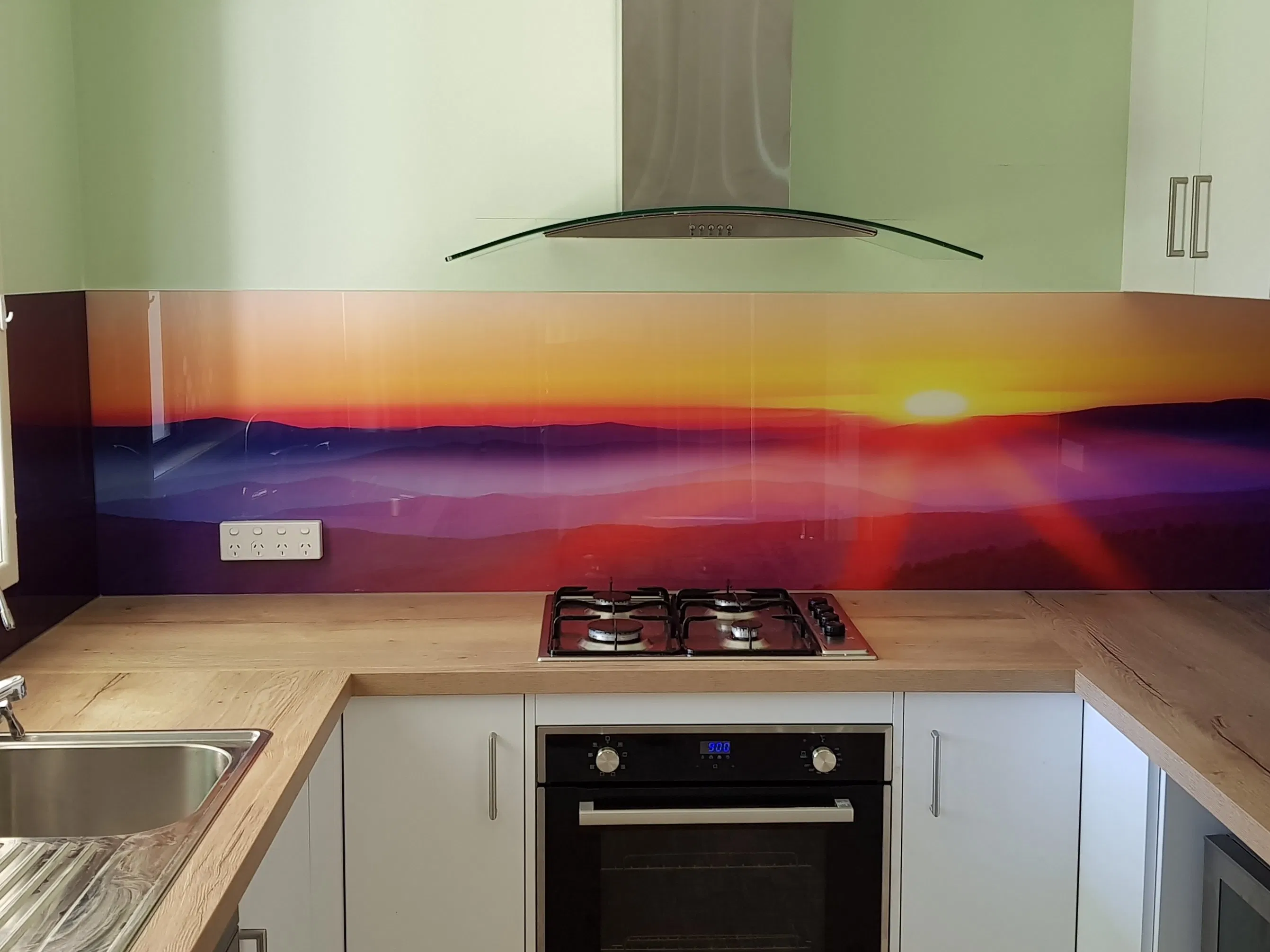 Digital Printing Ceramic Glass for Glass Splash Backs with DIP-Tech Machine and Italy Imported Nano Level Ceramic Ink