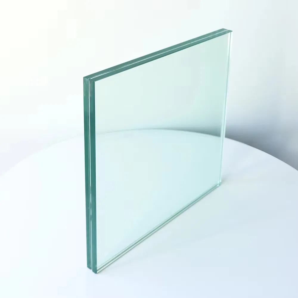 6.38mm 12.76mm PVB Film Clear and Tinted Soundproof Laminated Glass