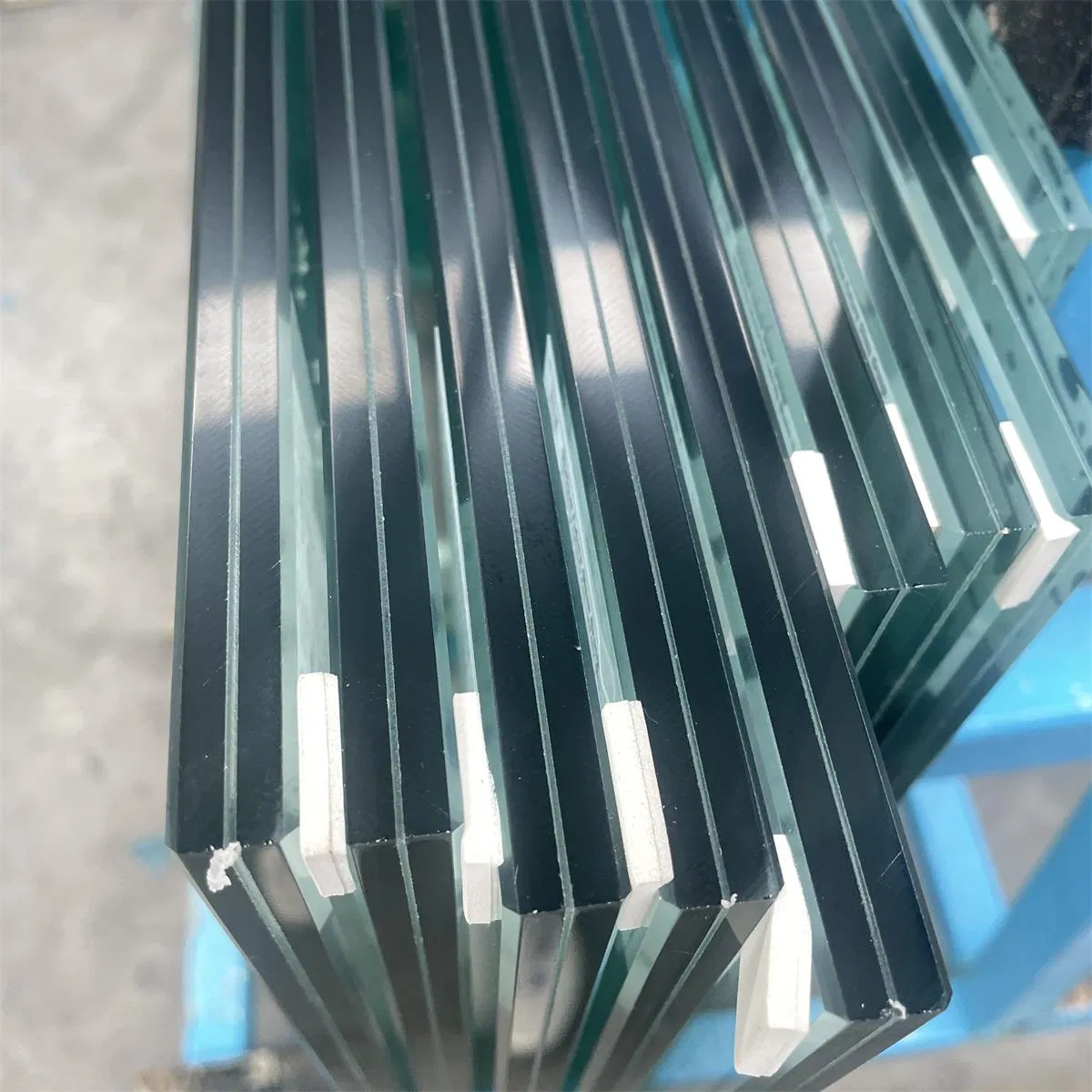 Soundproof Laminated Sandwich Security Glass Toughened Laminated Jumbo Size Laminated Glass