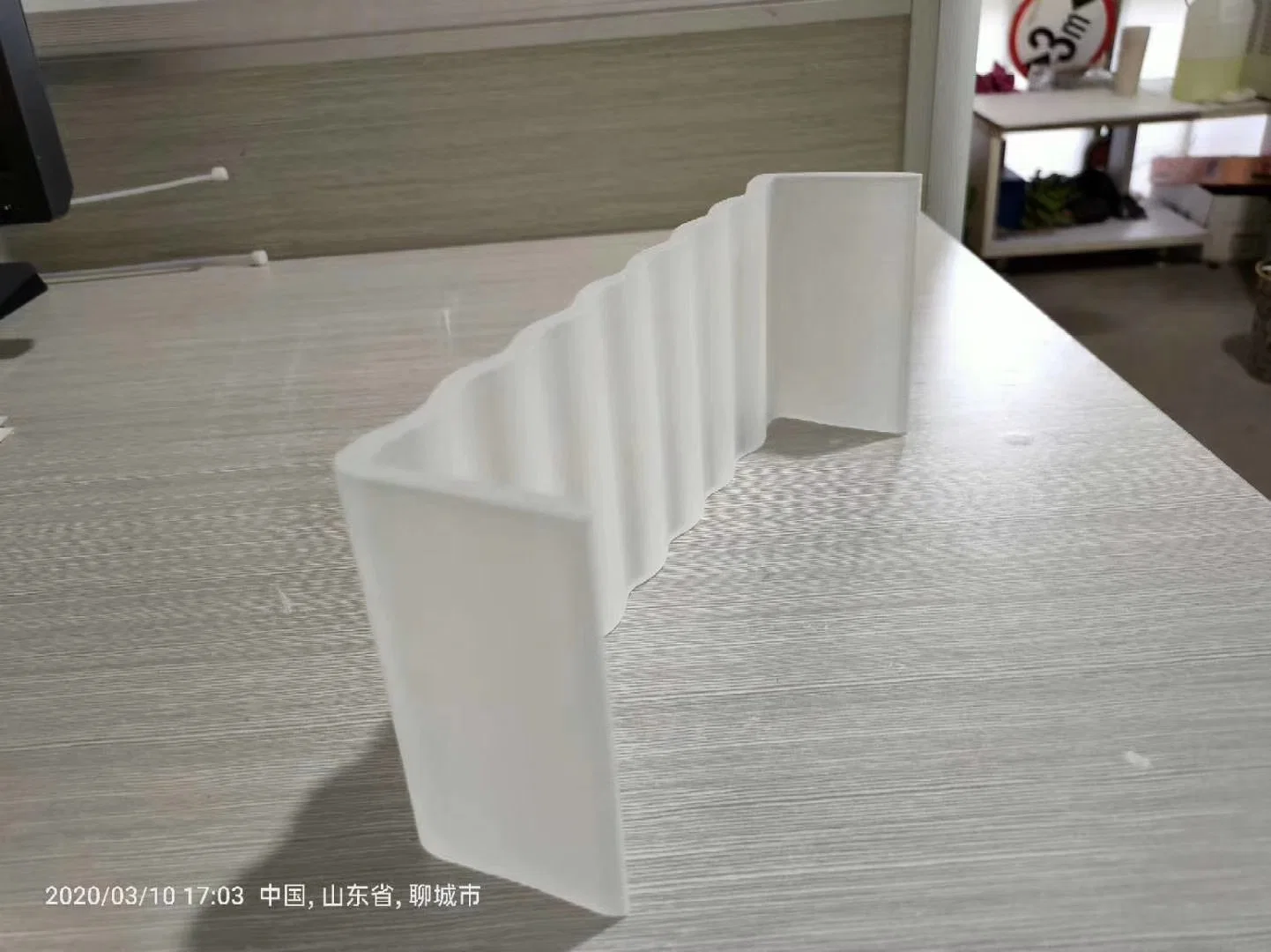 Toughened Wave U Channel Glass