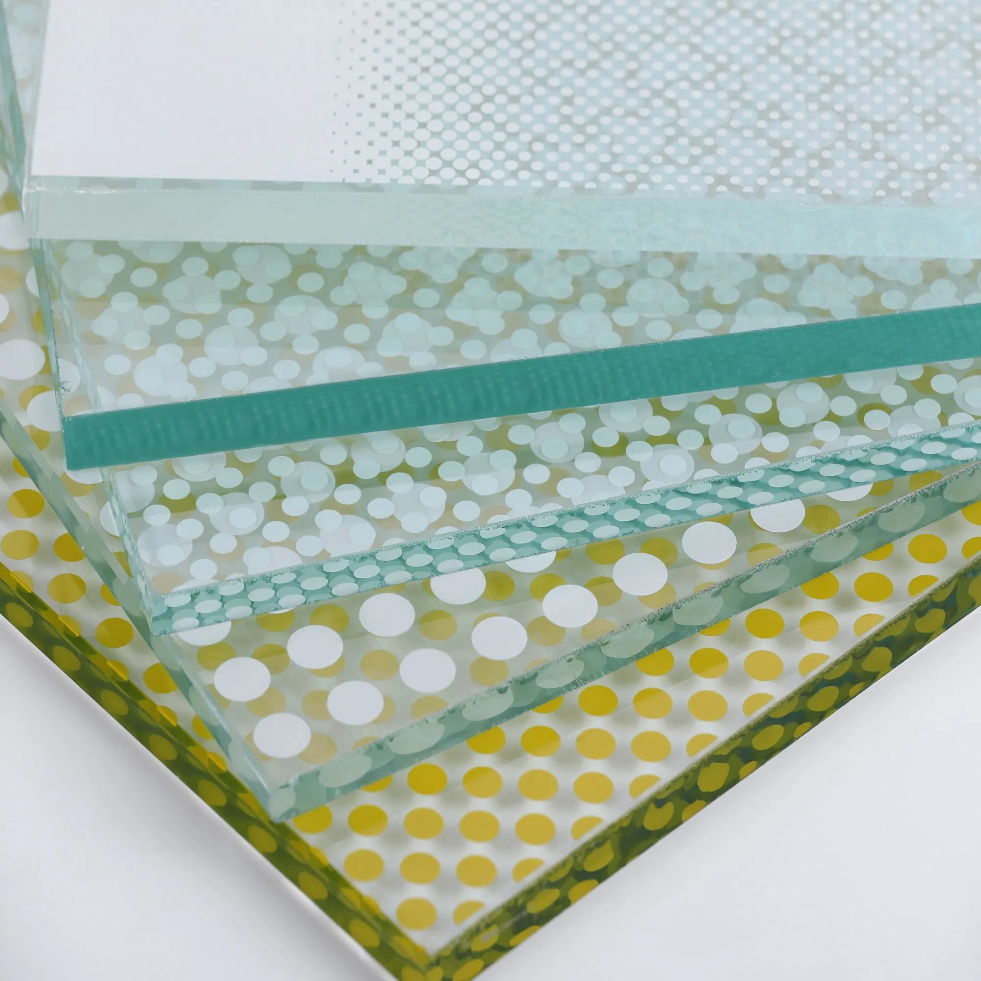 Silkscreen Printed Ceramic Decorative Tempered Glass for Interior Design Projects