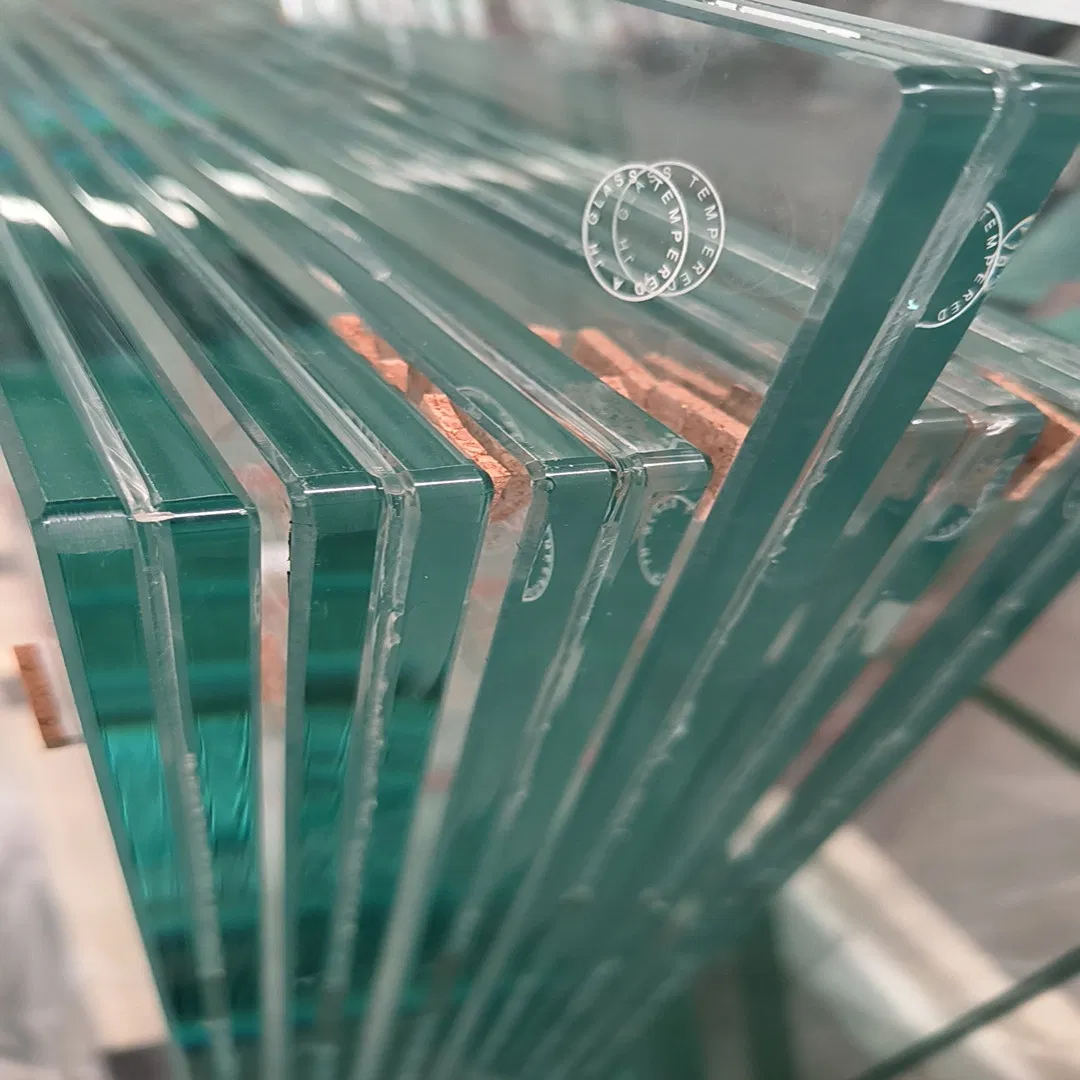 Clear Tinted Frosted Silk Screen Printed Laminated Tempered Toughened PVB Sgp Safety Double Esg/Vsg Laminated Glass for Fence Railing Guardrail Wall