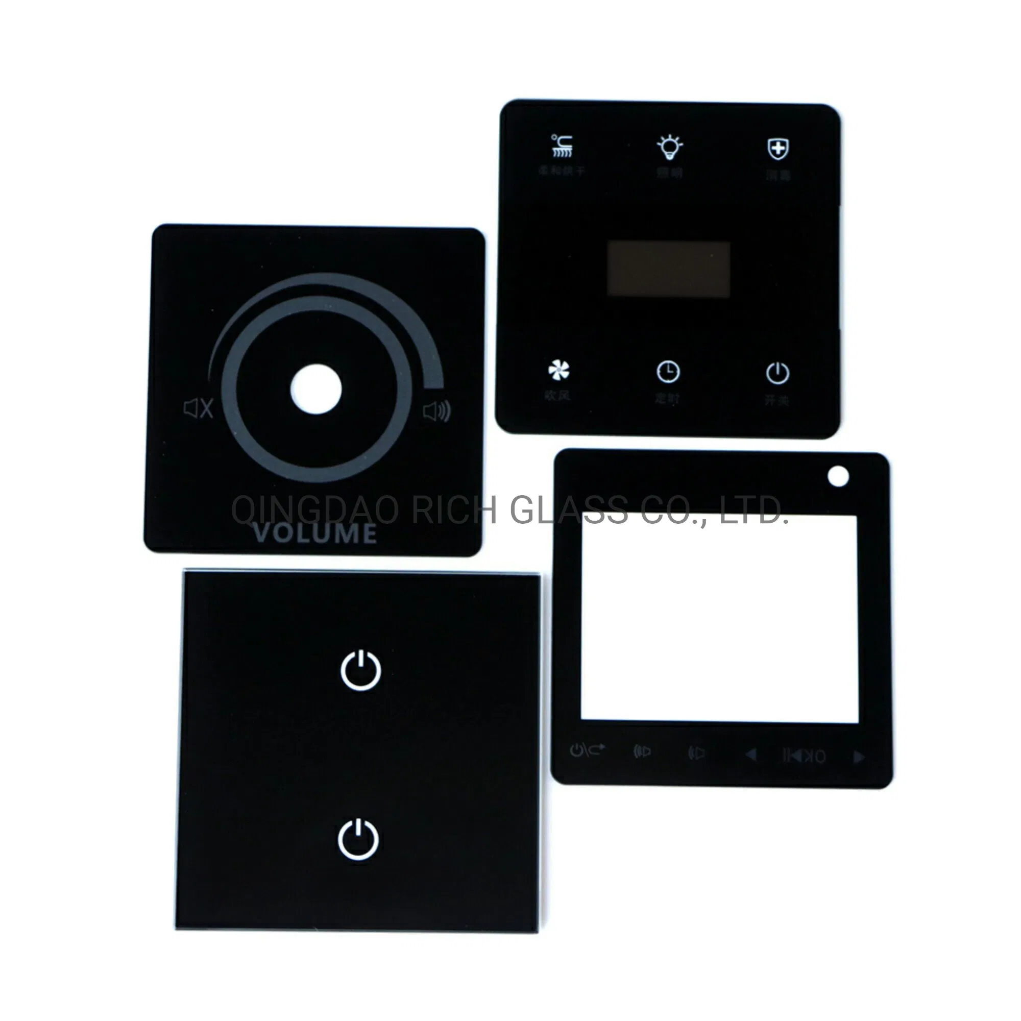 China Supplier Silk Screen Printing Glass Decoration Glass Customized Color Print Logo