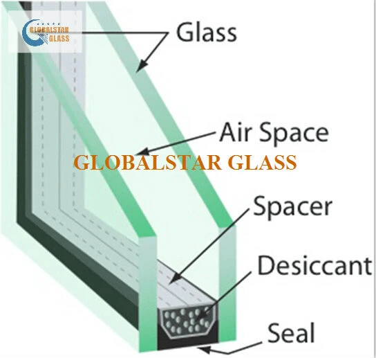 5+12A+5mm Insulated Glass / Safety Glass/ Curtain Wall Glass/ Low E Glass/ Low Iron Glass/ Float Glass/ Tempered Glass/ Window Glass/ Lamianted Glass
