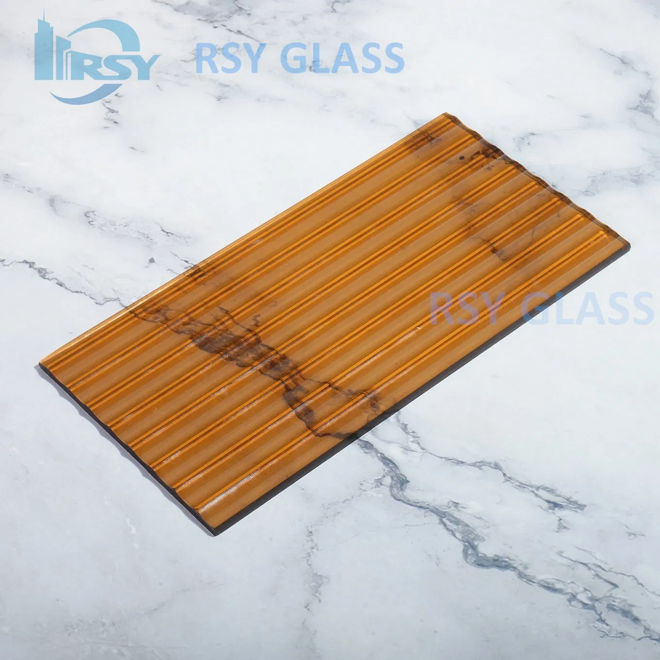 Acid Etched Frosted Moru Pattern Glass for Interior Decoration