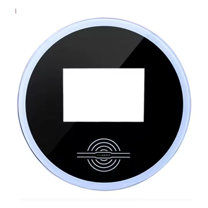 Customized Color Silk Screen Printed Tempered Touch Switch Glass for Elevator/Air Condition