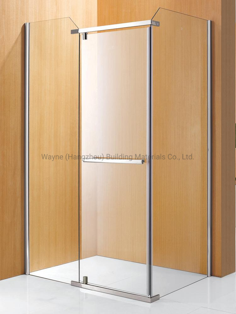 6mm 8mm 10mm Curved Bent Tempered Glass Toughened Glass for Shower Glass Door with BS6206 En12150 Certificate From Professional Glass Factory with Enough Stock