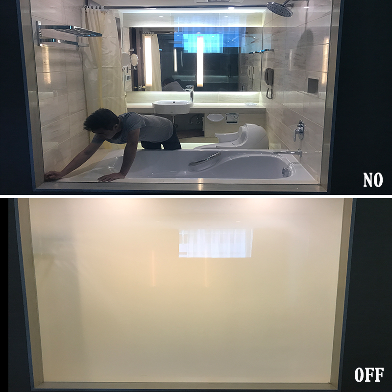 Switchable Electric Privacy Magic Remote Control Self Adhesive Smart Glass