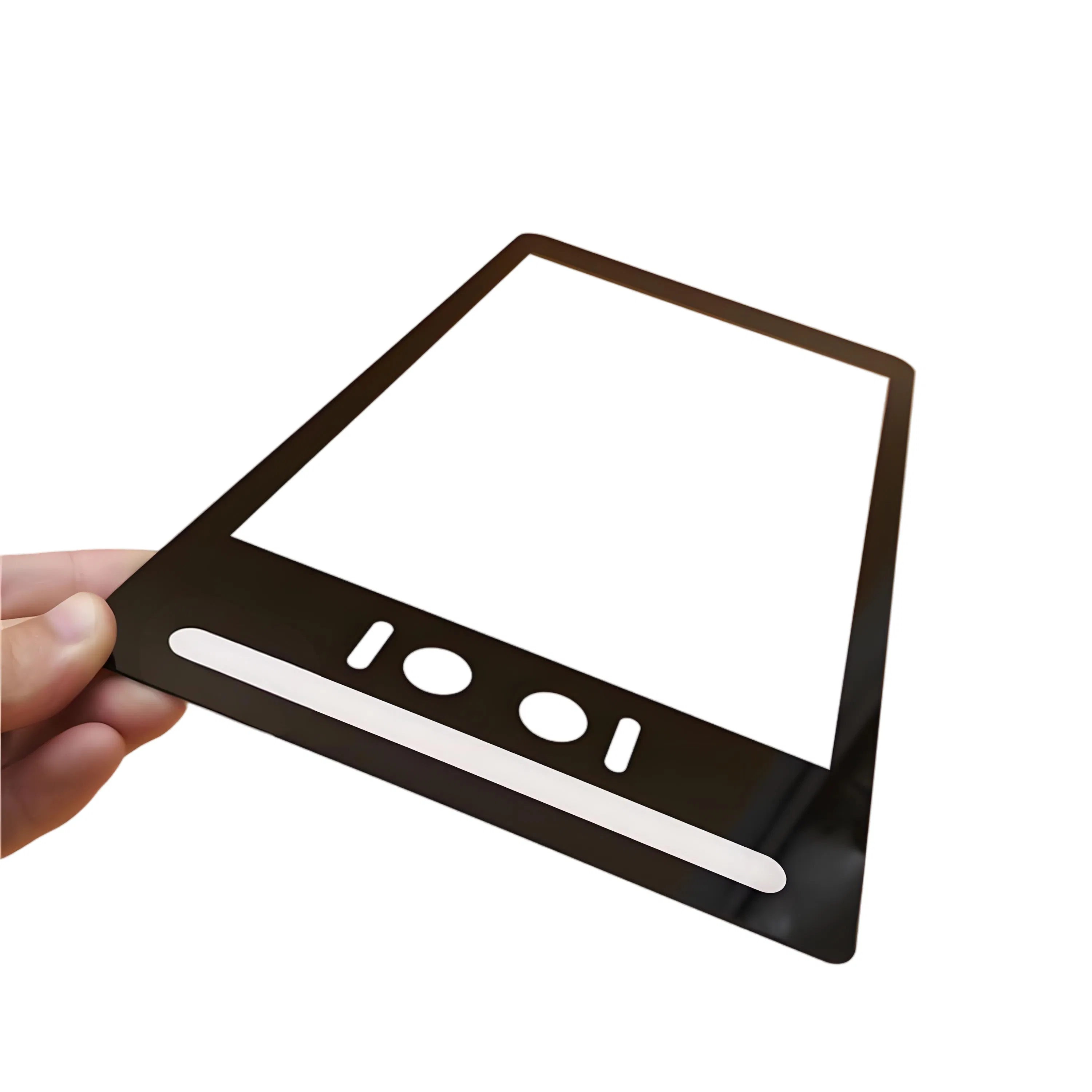Multi-Function Panel Silk-Screen Printing Tempered Glass with Icon Buttons for Smart Appliances