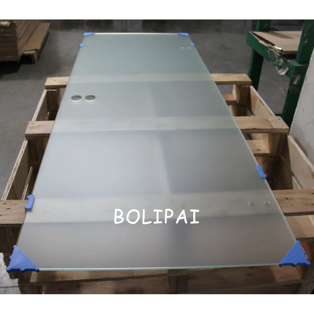 Custom Factory Translucent Frosted Acid Etched Glass Tempered Glass for Mouse Pad