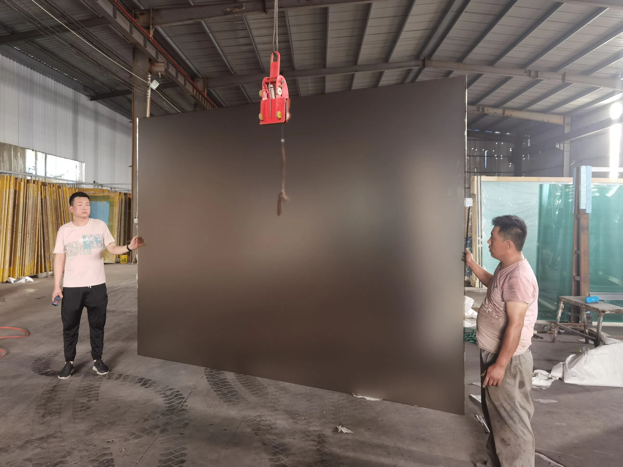 5mm 6mm 8mm 10mm 12mm Brown Grey Acid Etched Frosted Float Glass