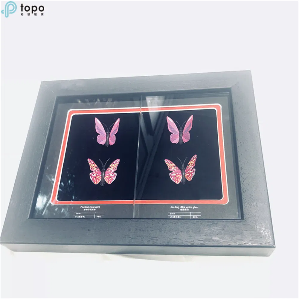 2mm Anti Reflective Ar Photo Frame Picture Frame Glass with 98%Vl (AR-TP)