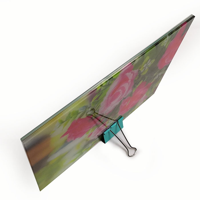 Digital Print Bar Table Beach Glass Table Dinner Table Toughened Silk-Screen Printed Desk Glass Ceramic Frit Table Top Glass