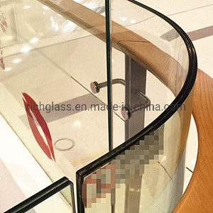 Curved Bent Tempered Laminated Clear Ultra Clear PVB Sgp Laminated Glass for Building Decorative