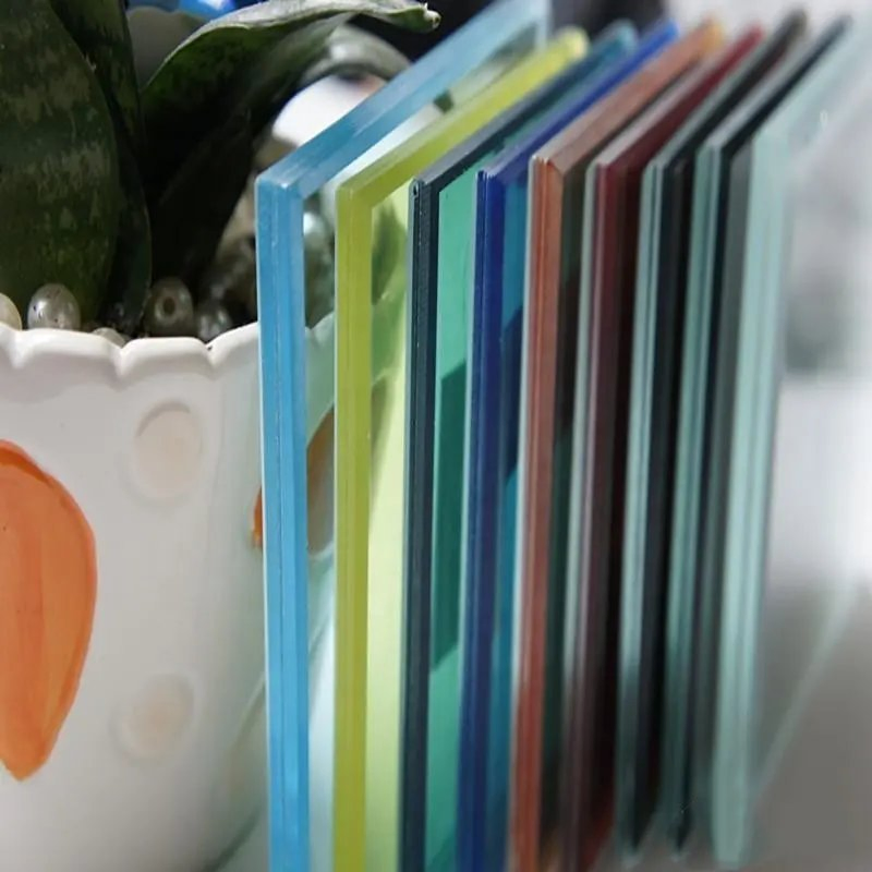 6.38mm 12.76mm PVB Film Clear and Tinted Soundproof Laminated Glass