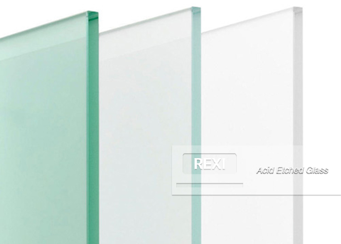 3mm-12mm Acid Etched Glass, frosted and patterned optional, decorative glass CE certified
