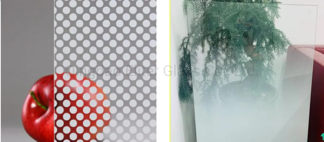 Single Silk Screen Glass