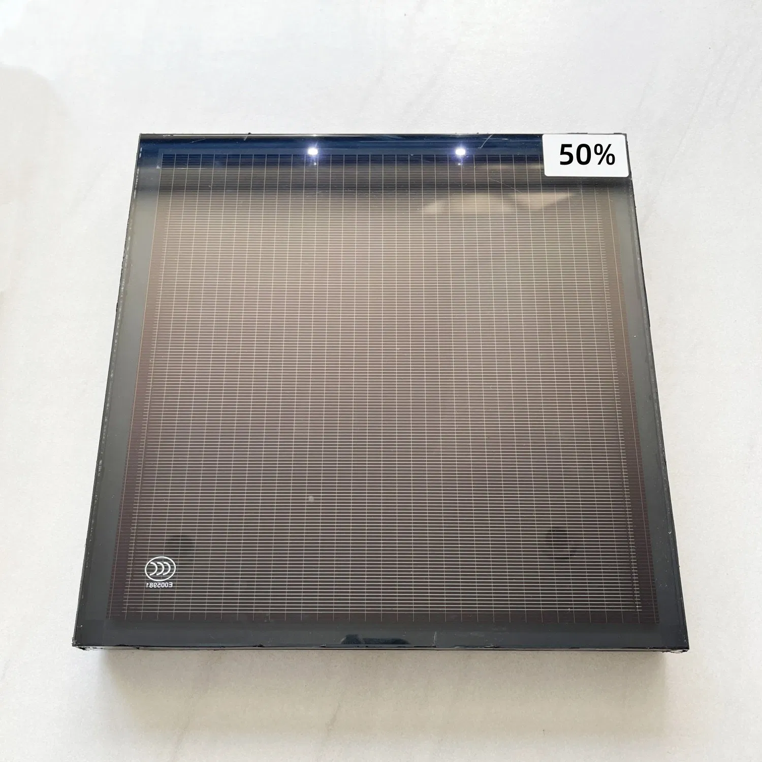 Hot Sales Cdte Thin Film Photovoltaic Solar Power Glass BIPV Double Glass Panel for Building Cadmium Telluride PV Glass Transparent