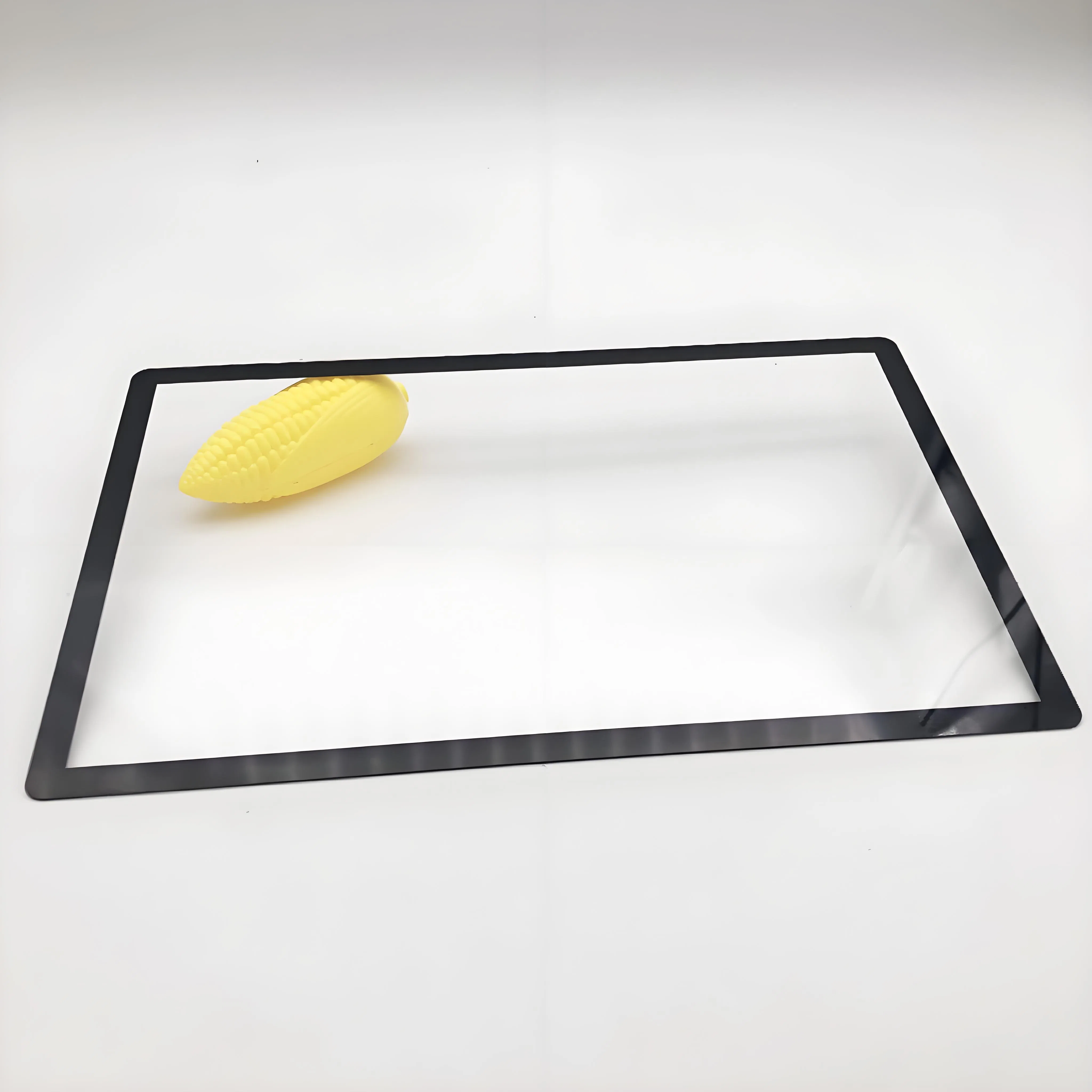 Multi-Function Panel Silk-Screen Printing Tempered Glass with Icon Buttons for Smart Appliances