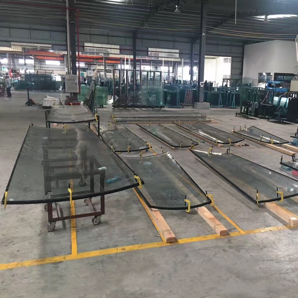 Factory Direct Supply Bent Double Glazed Curved Tempered Insulated Glass for Sale
