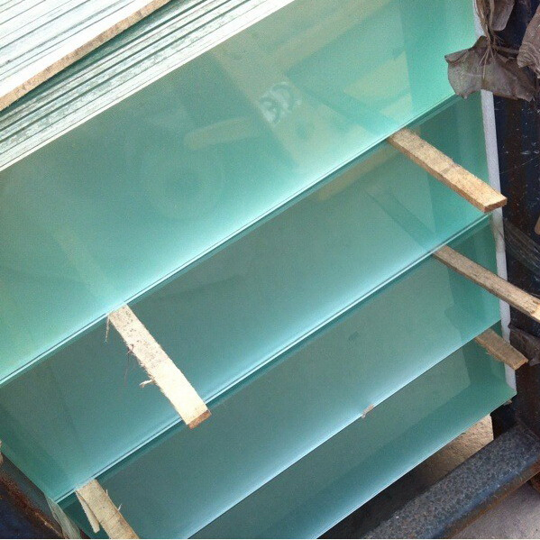 Silk Screen Printed Table Glass Furniture Glass