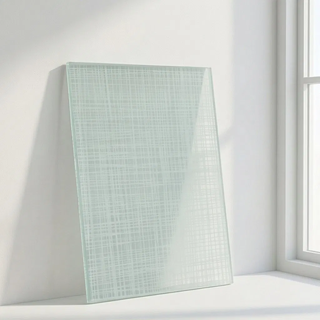 OEM Silk Screen Printed Painted Glass